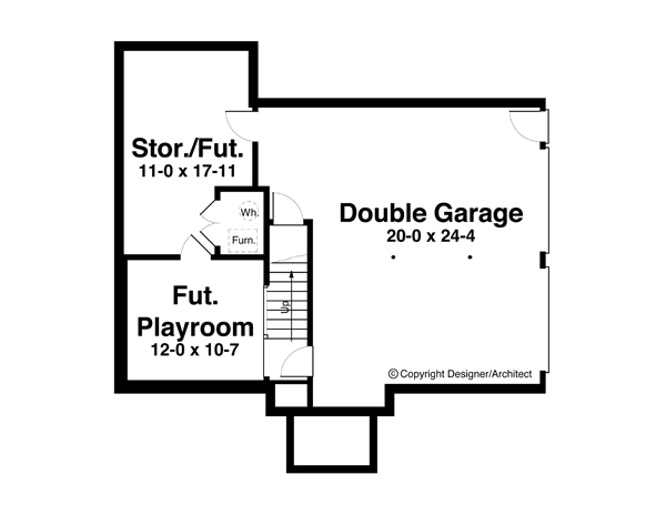 Lower Level image of RADCLIFFE House Plan